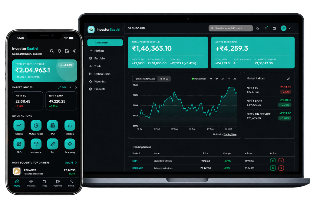 InvestorSaathi App & Web Platform